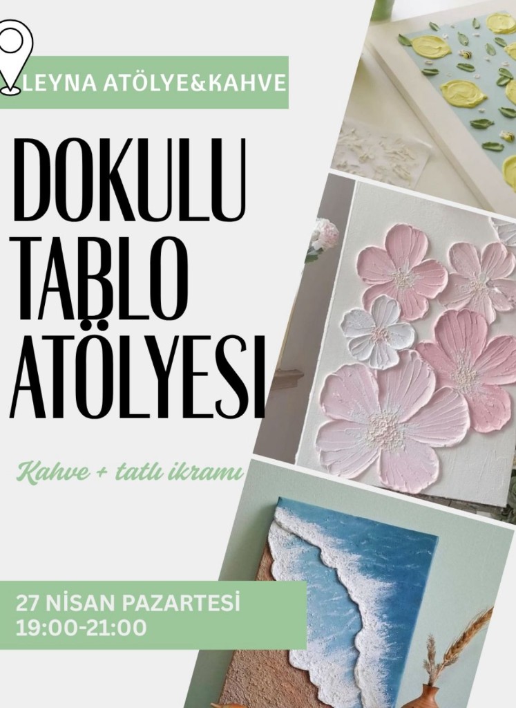 Dokulu Tablo Atölyesi afişi